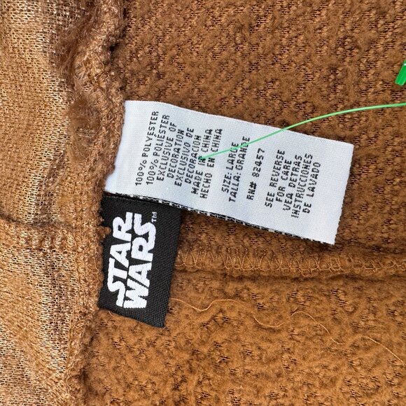 Star Wars Adult Chewbacca Hooded Fleece Onesie Pajamas Costume Cosplay Large - Picture 3 of 10